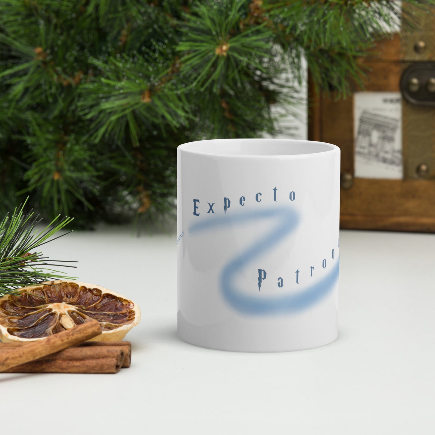 Expecto Patronum White glossy mug (Harry Potter)